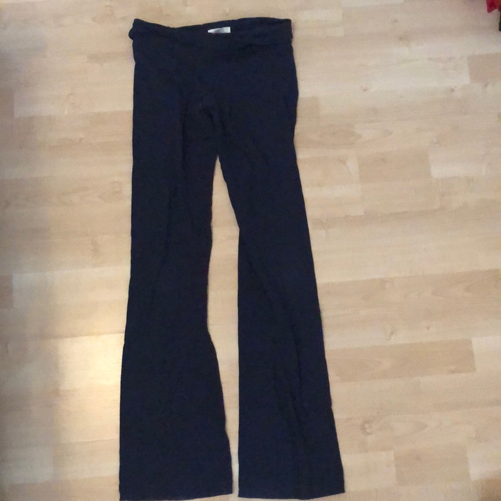 Soffe Navy Yoga Pants Flair!